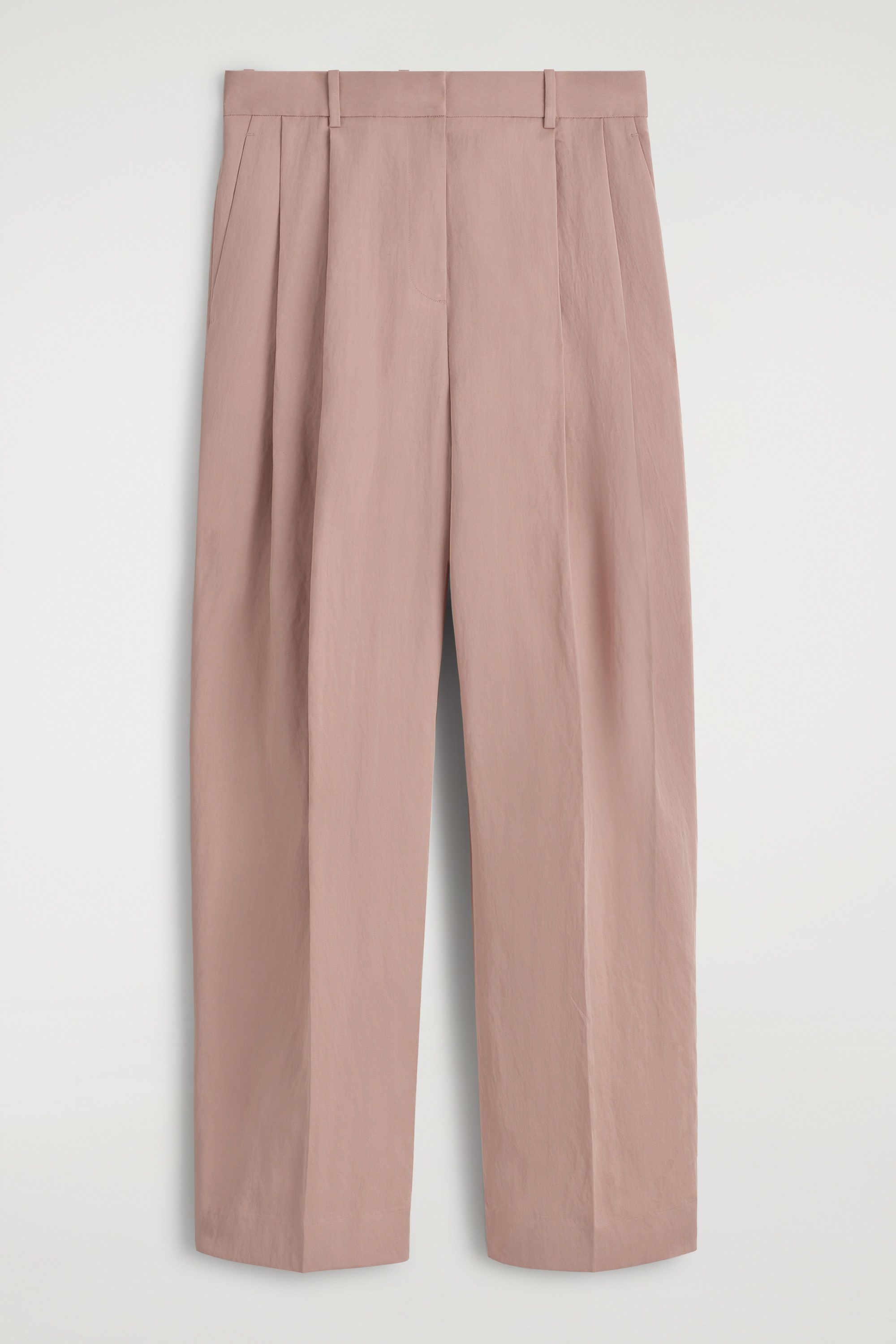 Relaxed Fluid Wide-Leg Pants