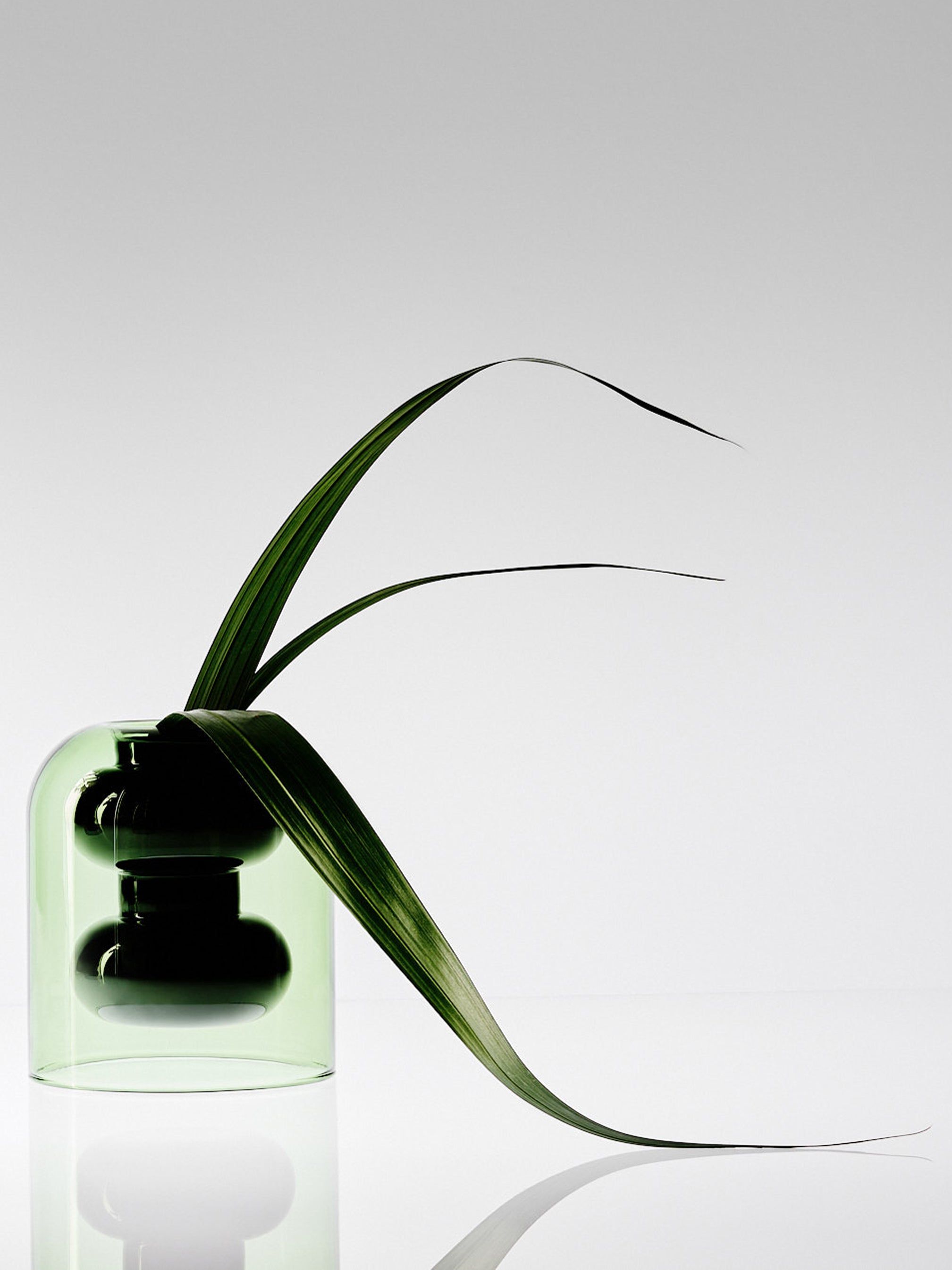 Bump Short Vase | Black Handmade Glass | Tom Dixon
