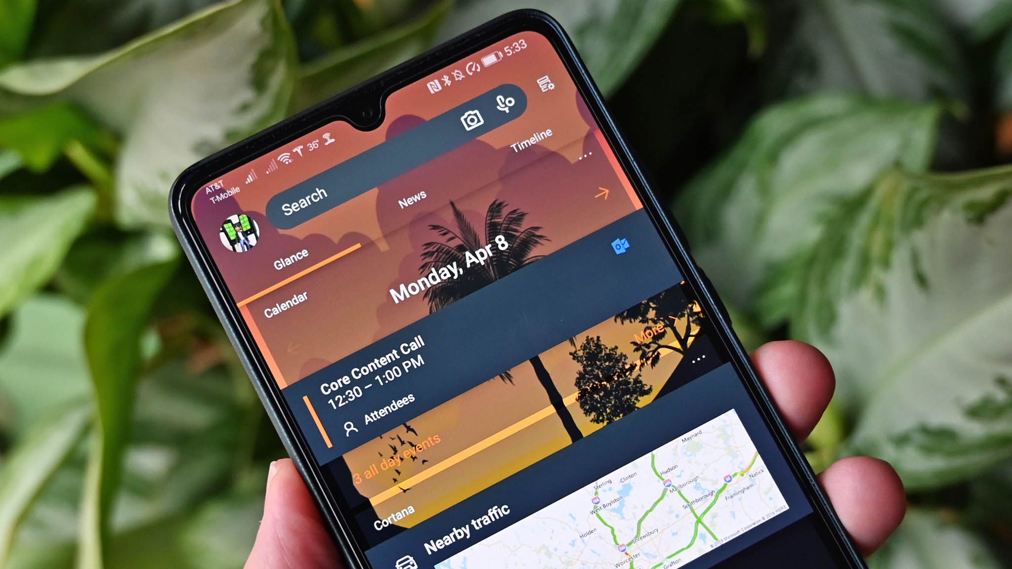 Microsoft Launcher cards