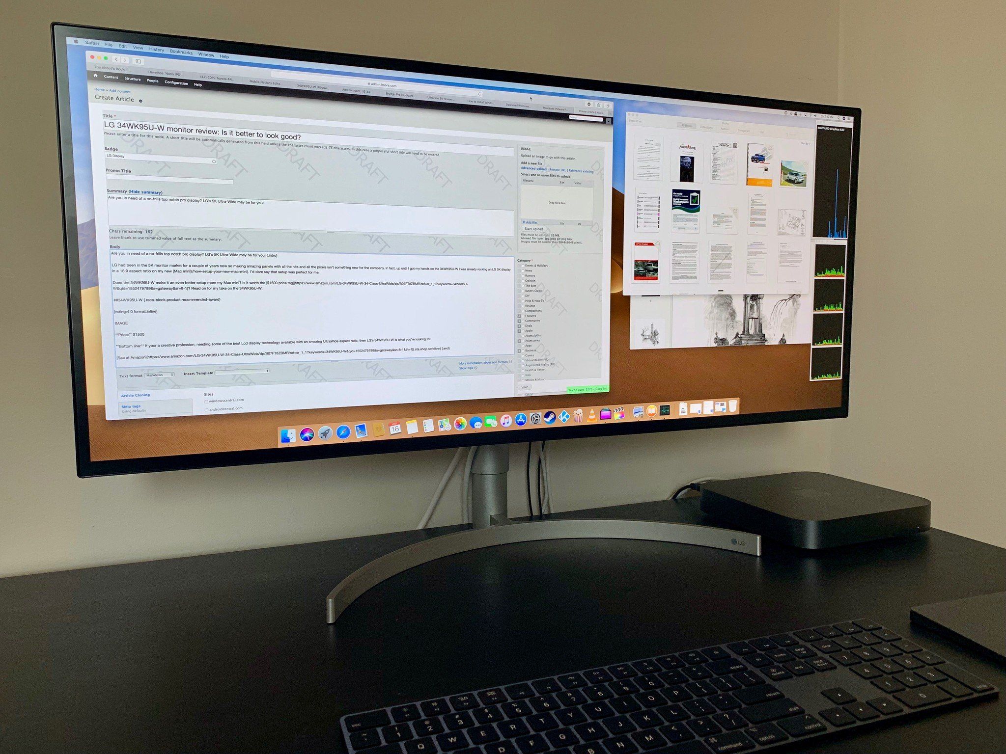 LG 34WK95U-W monitor review: Is it better to look good? | iMore