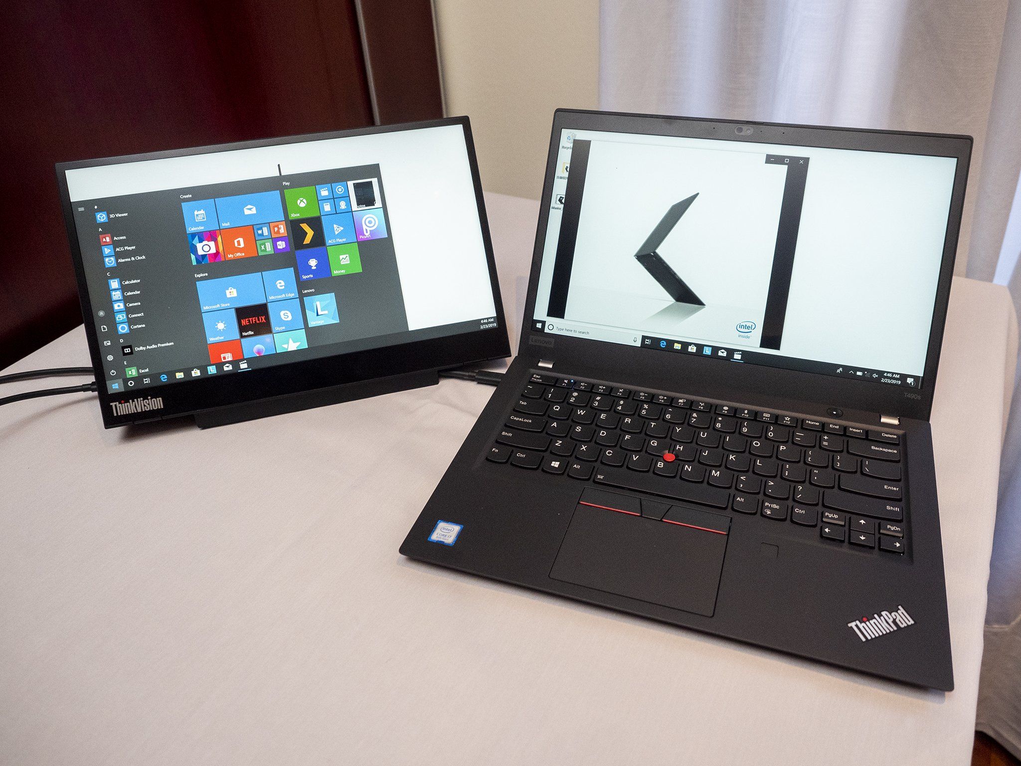 Lenovo think vision m14 USB-C モバイルモニター 価格.com - Lenovo ThinkVision M14 61DDUAR6JP [14インチ 黒