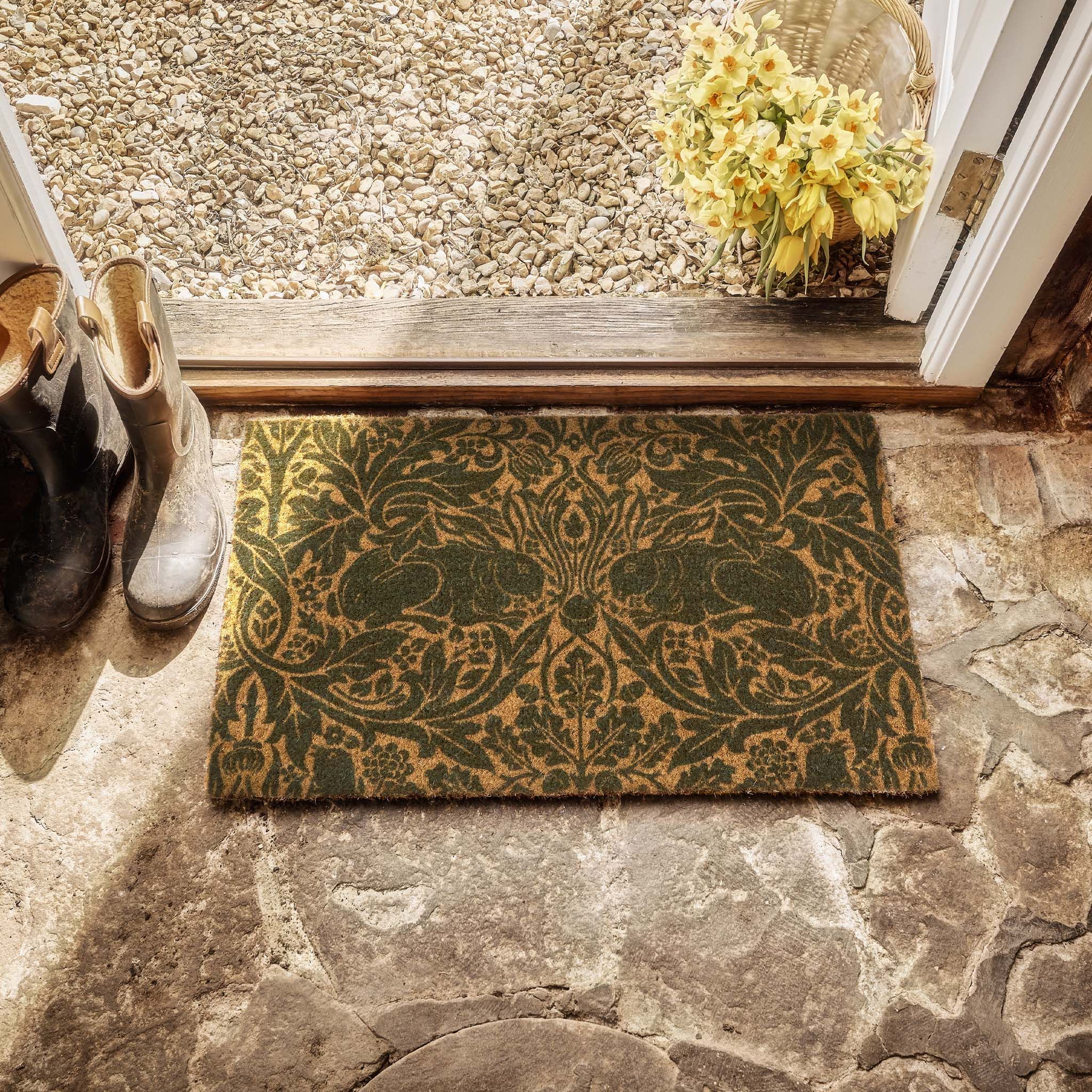 Morris &amp;amp; Co. Brer Rabbit Coir Doormat