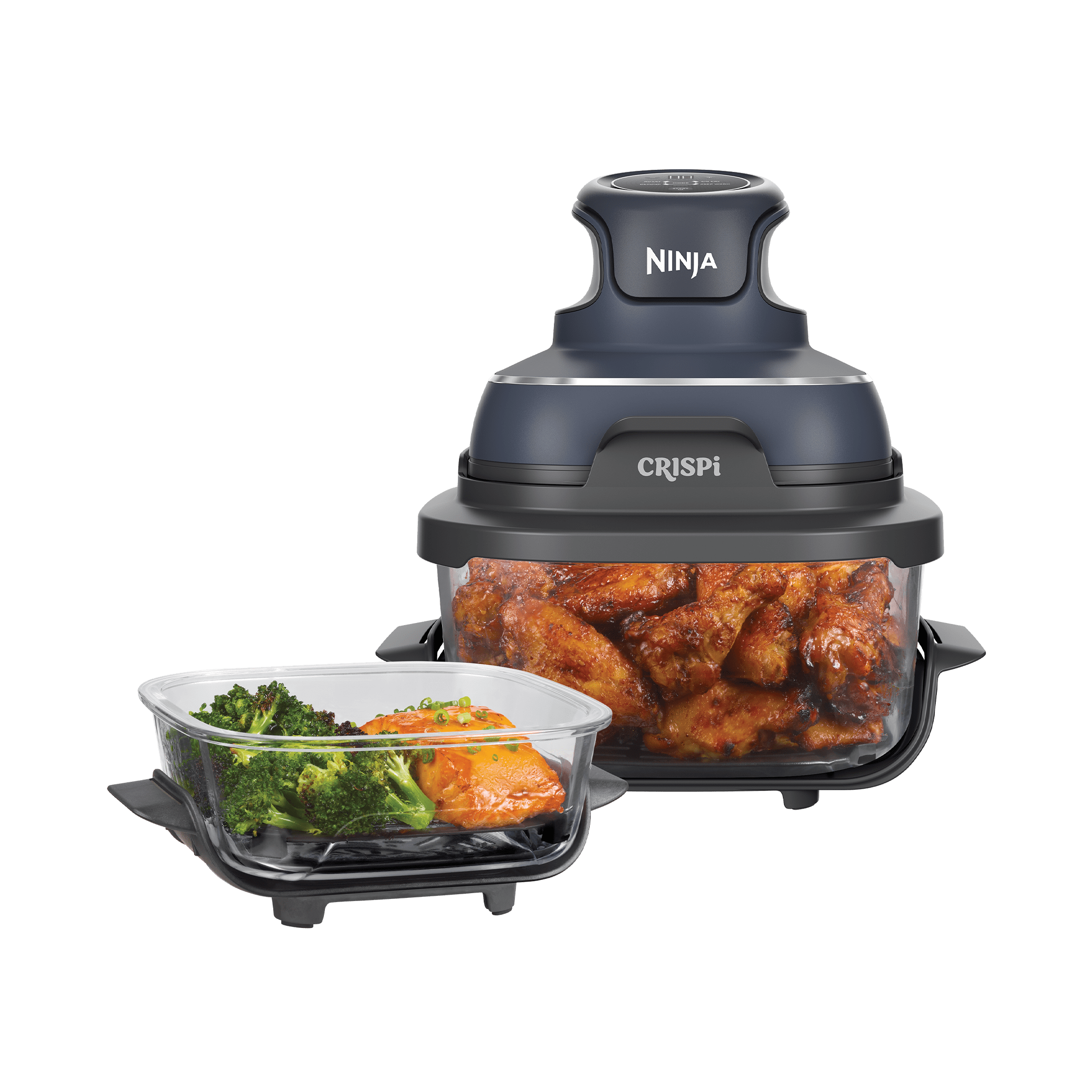 Ninja Crispi 4-In-1 Portable Glass Air Fryer - Cyber Space Fn101ukgy