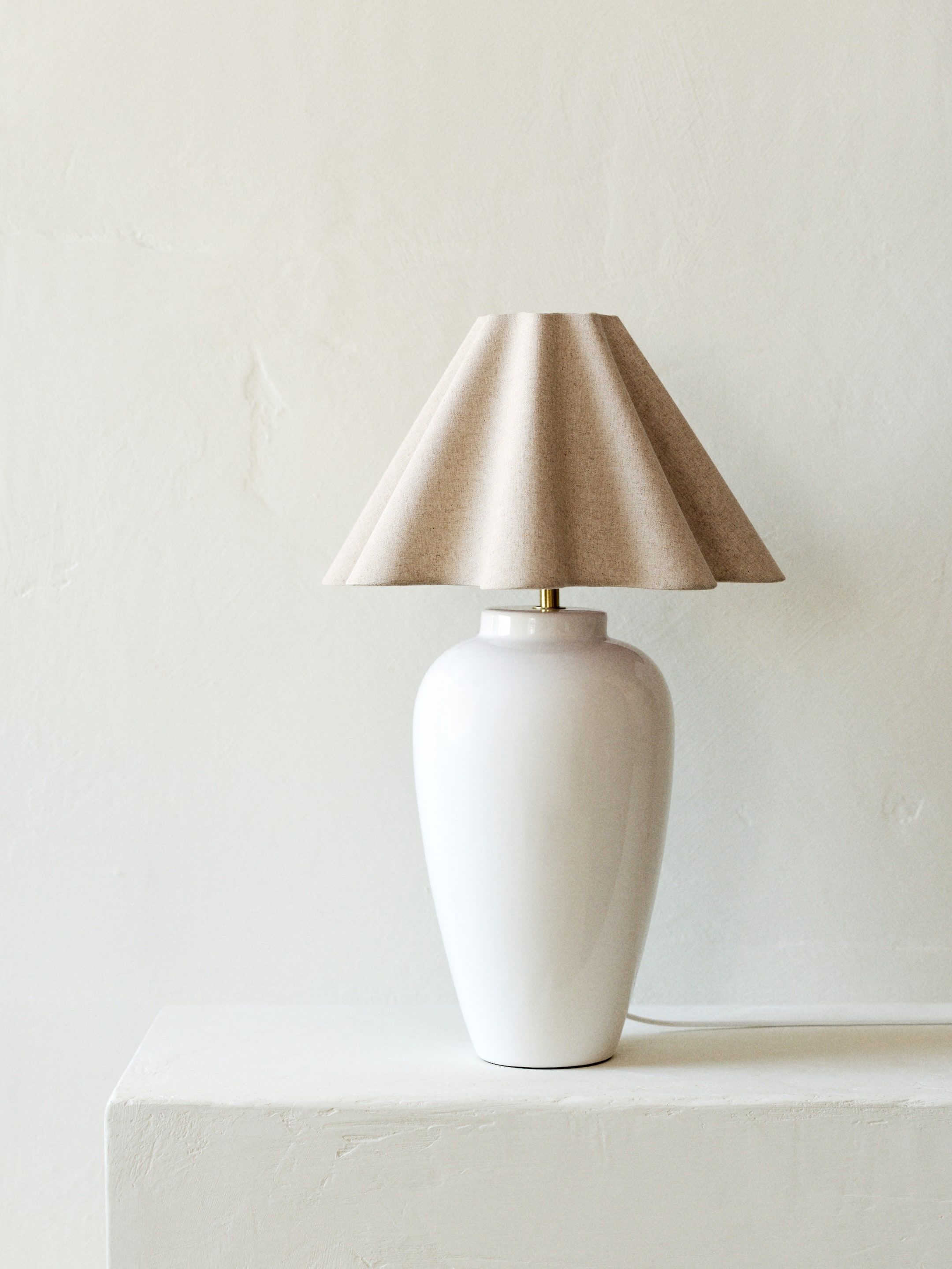 Linen-Blend Lampshade