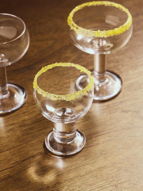 Mouth-Blown Wine Glasses, Set of 2