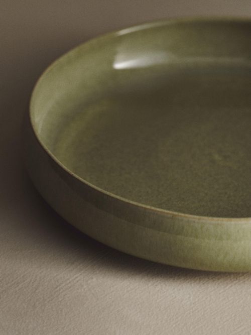 Reactive-Glaze Soup Plates, Set of 2