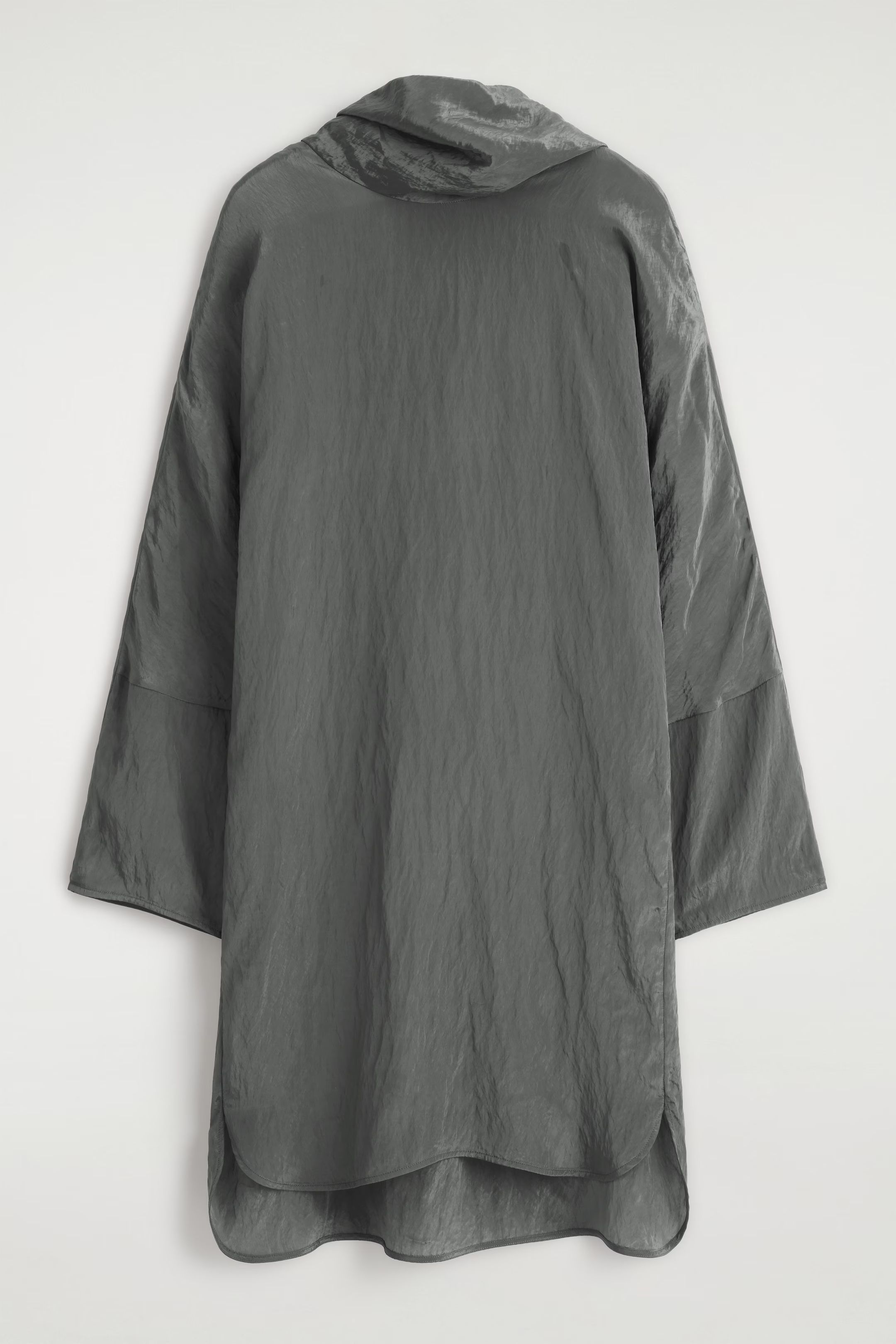 COS Crinkled-Satin Mini Dress