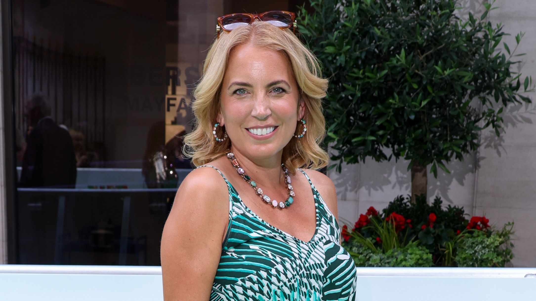 Jasmine Harman's leopard print swimsuit | Woman & Home