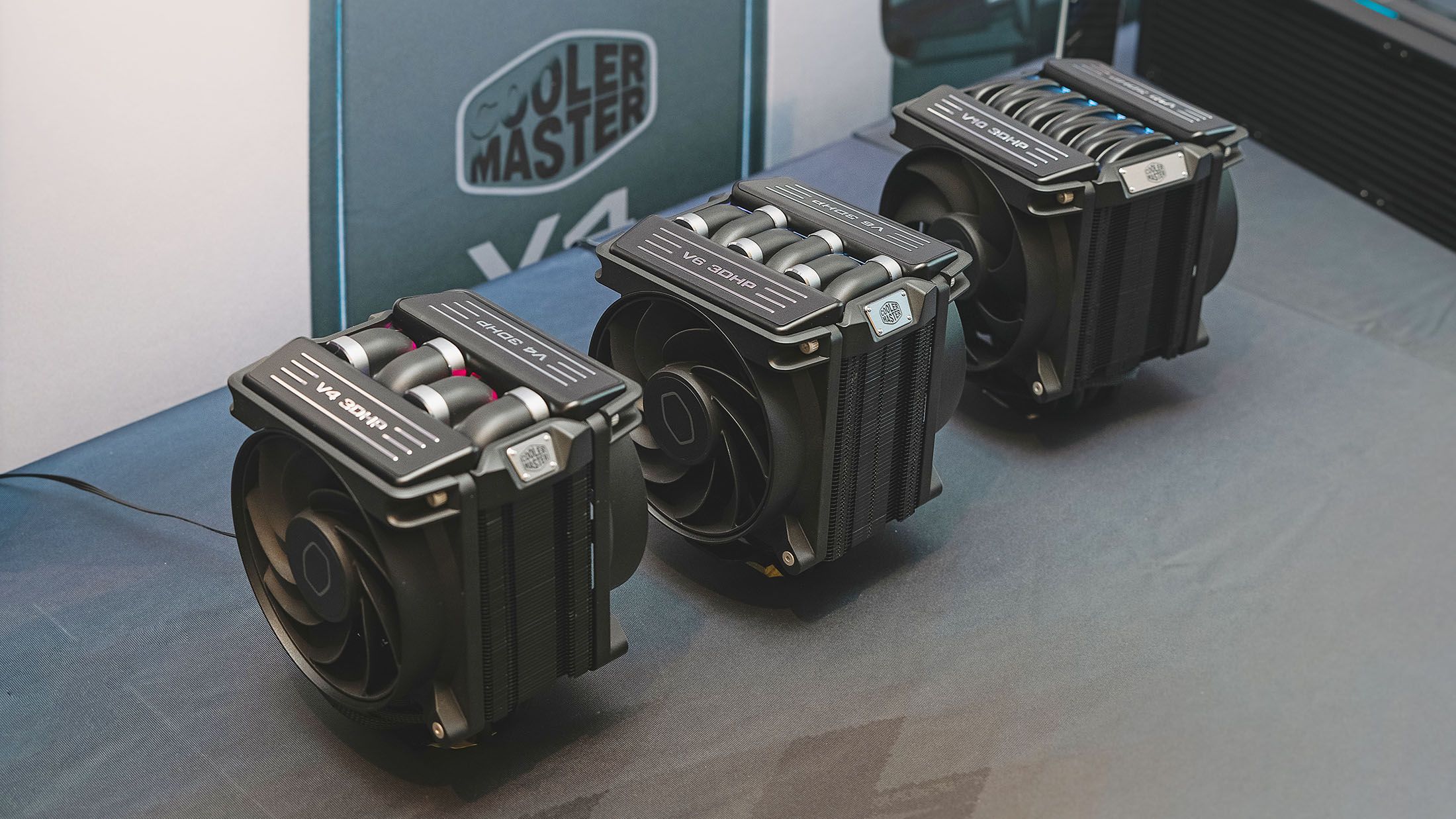 Cooler Master reveals V-Series air coolers resembling high