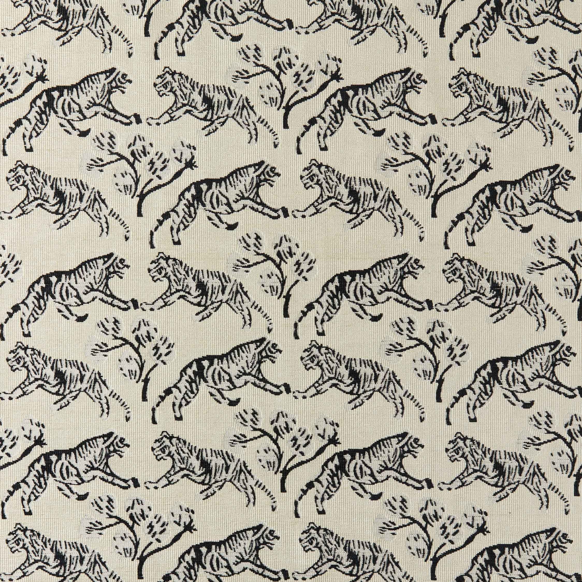 Lulu and Georgia, Tiger Jacquard Fabric by Sarah Sherman Samuel