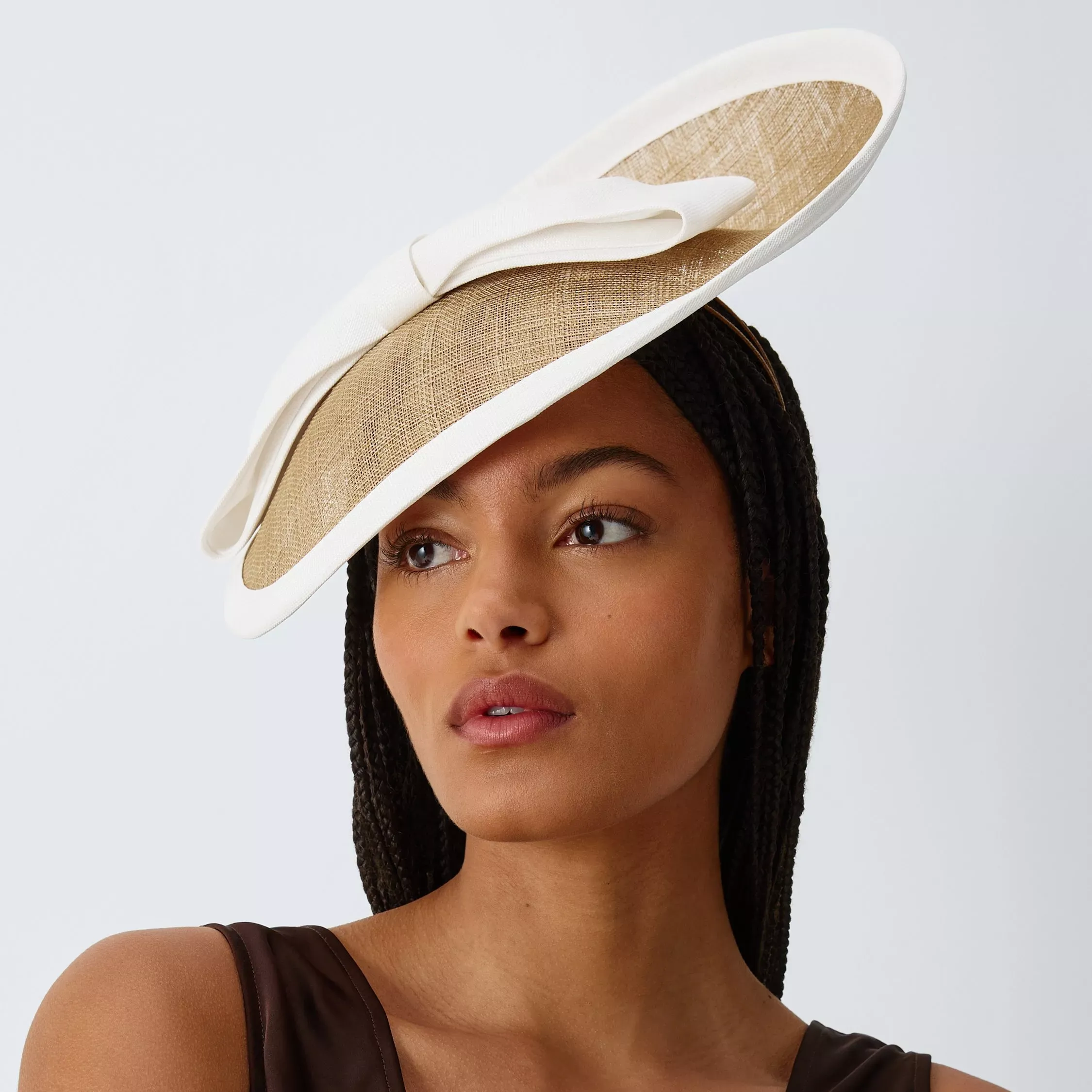 Whiteley Wisteria Contrast Bind Disc Fascinator