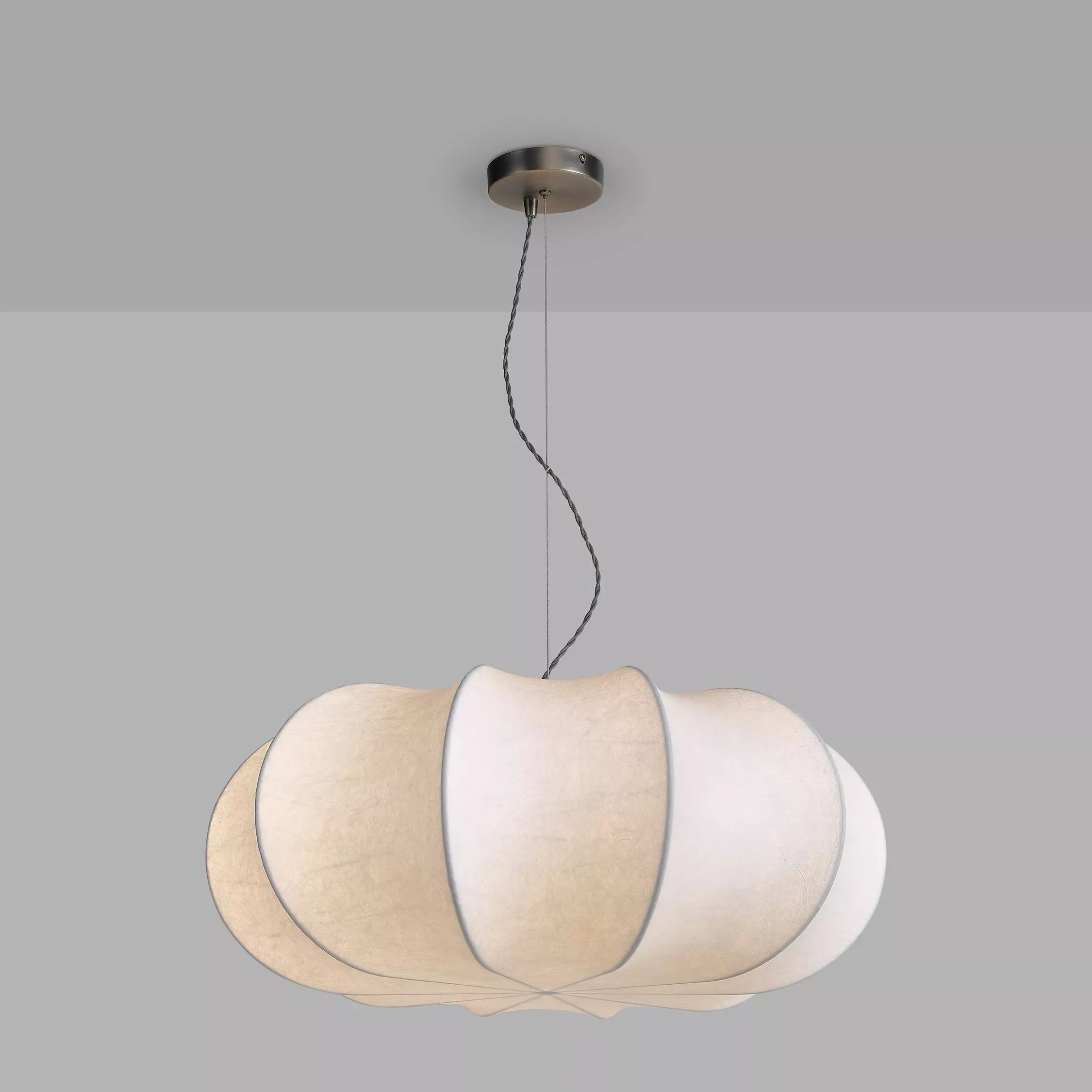 John Lewis Petula Oversized Pendant Ceiling Light, White