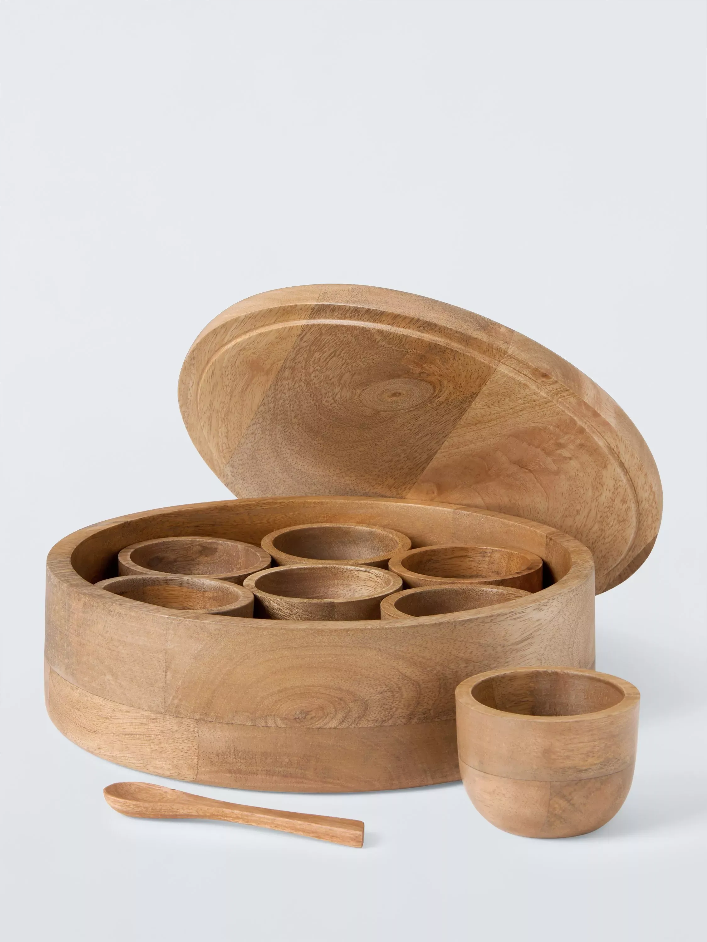 John Lewis Masala Dabba Spice Box, Fsc-Certified (mango Wood)