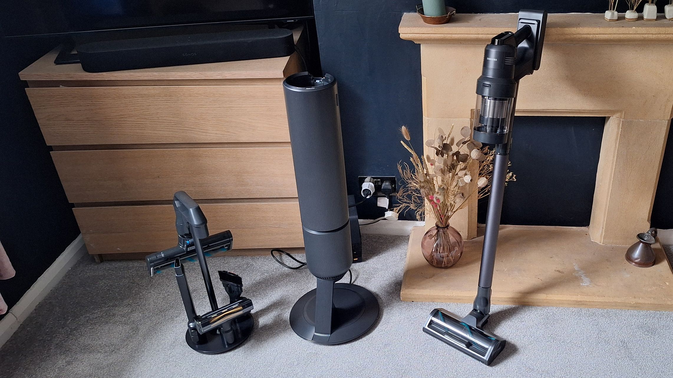 Samsung Bespoke AI Jet Ultra in reviewer's home