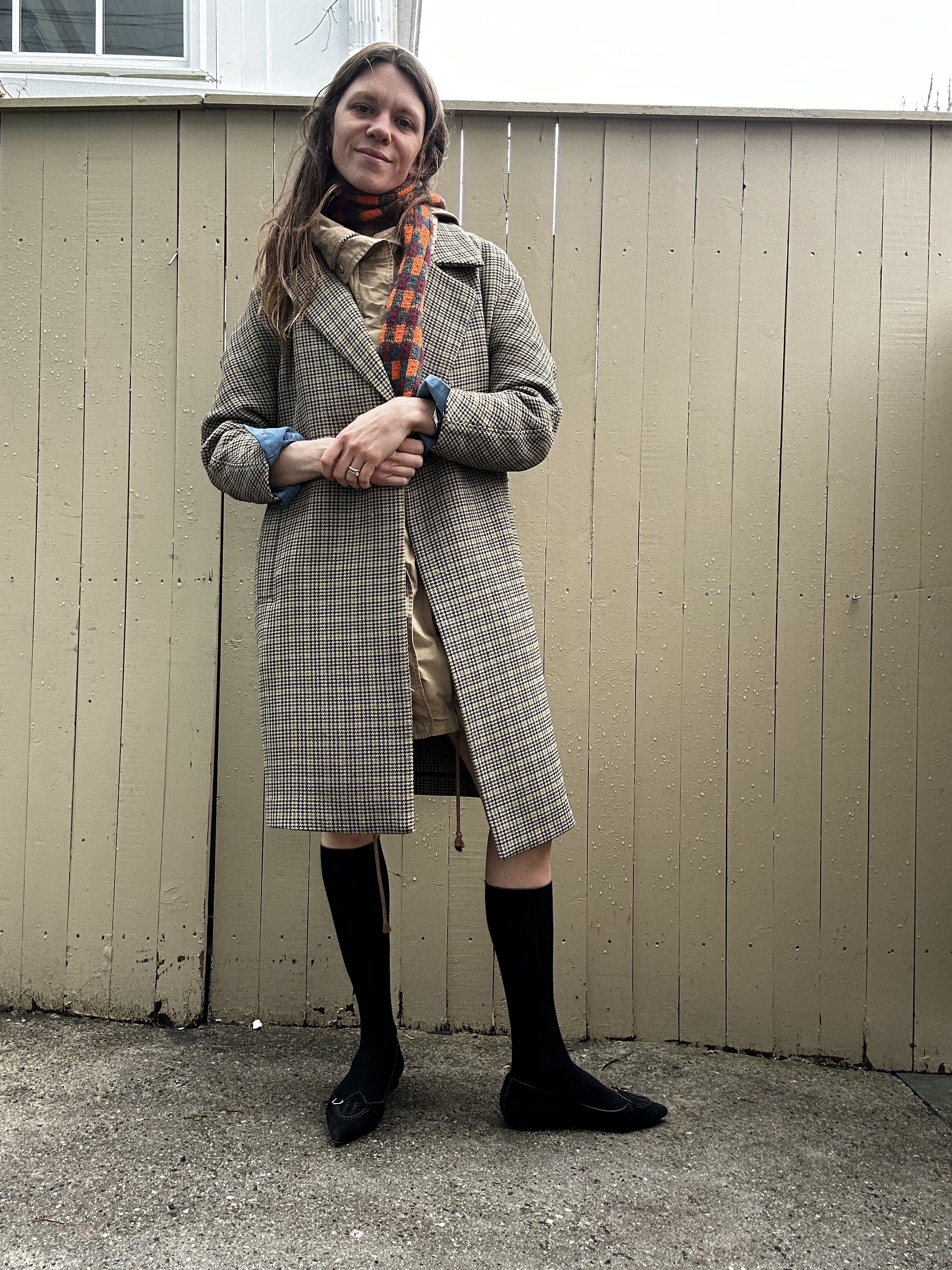 Julia Gall styles a full Prada-inspired look for the New England spring