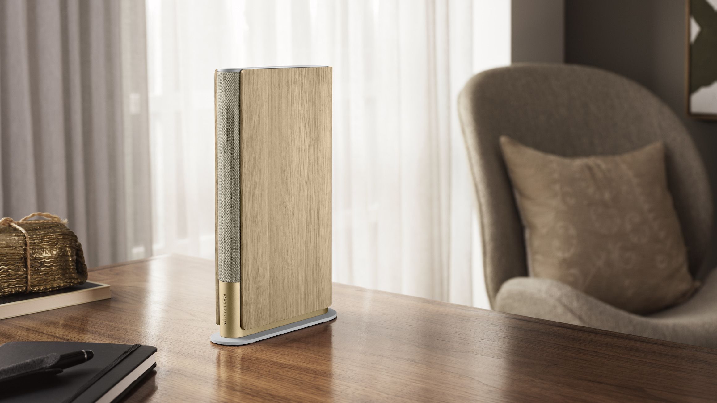 Bang & Olufsen's Beosound Emerge is a wireless speaker that looks