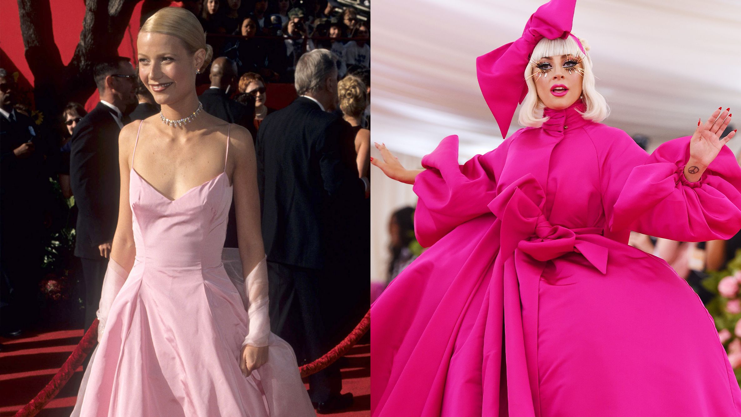 From Bubblegum to Flamingo, Iconic Pink Looks From the Red Carpet | Marie  Claire