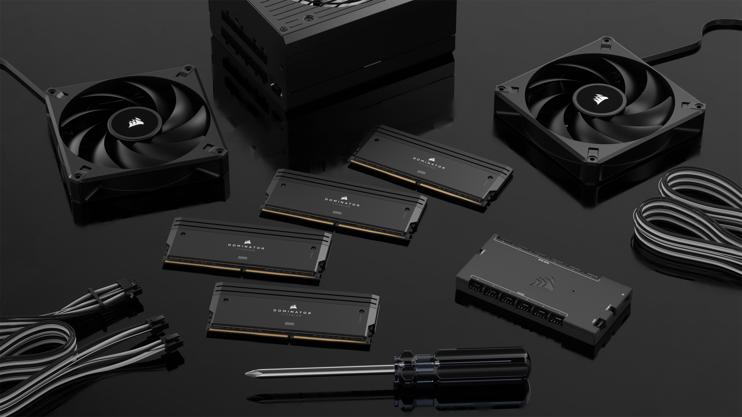 【はるか】CORSAIR DOMINATOR TITANIUM DDR5 Corsair Dominator Titanium RGB DDR5 32GB (2x16GB) DDR5