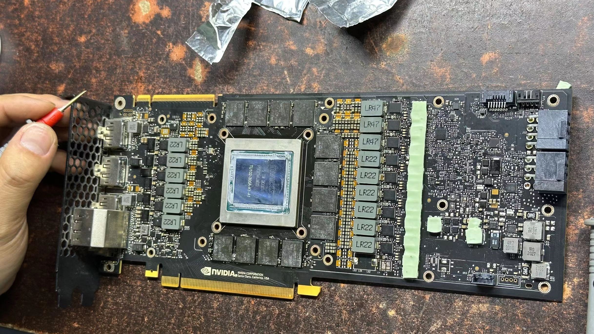 GeForce RTX 2080 Ti Gets 44GB VRAM Through User Mod | Tom's Hardware