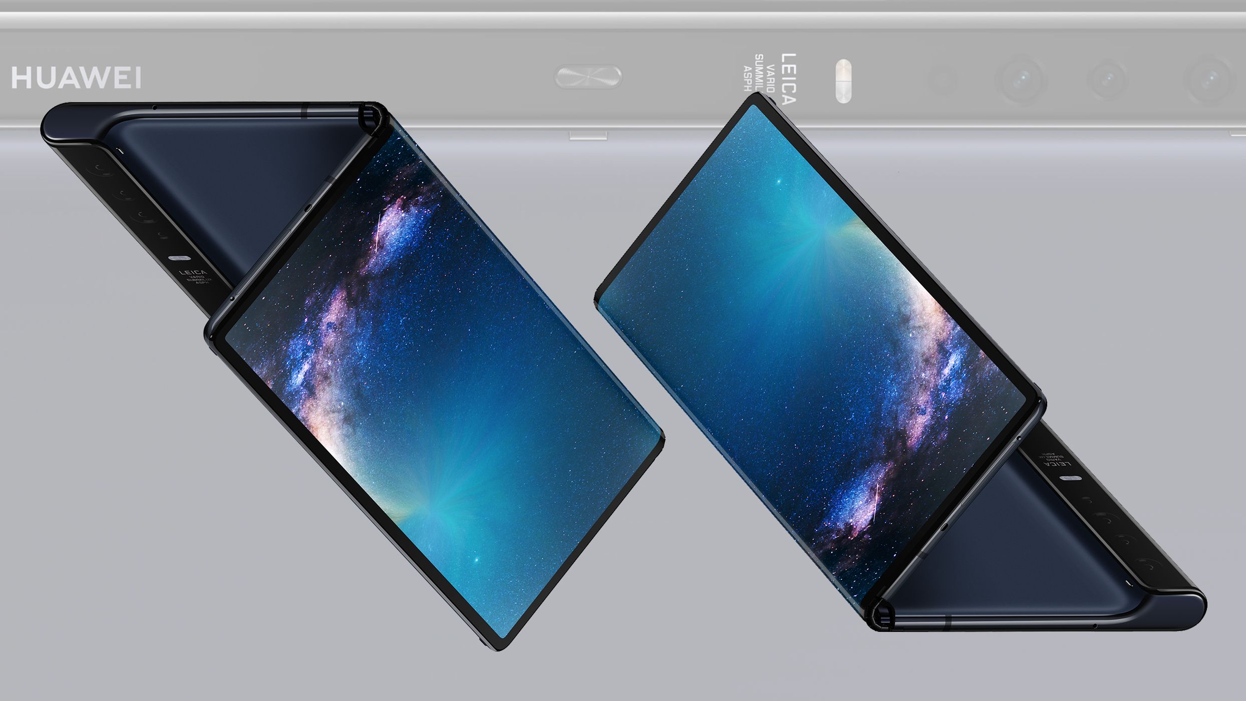 Huawei Mate X: the world's first foldable 5G camera phone