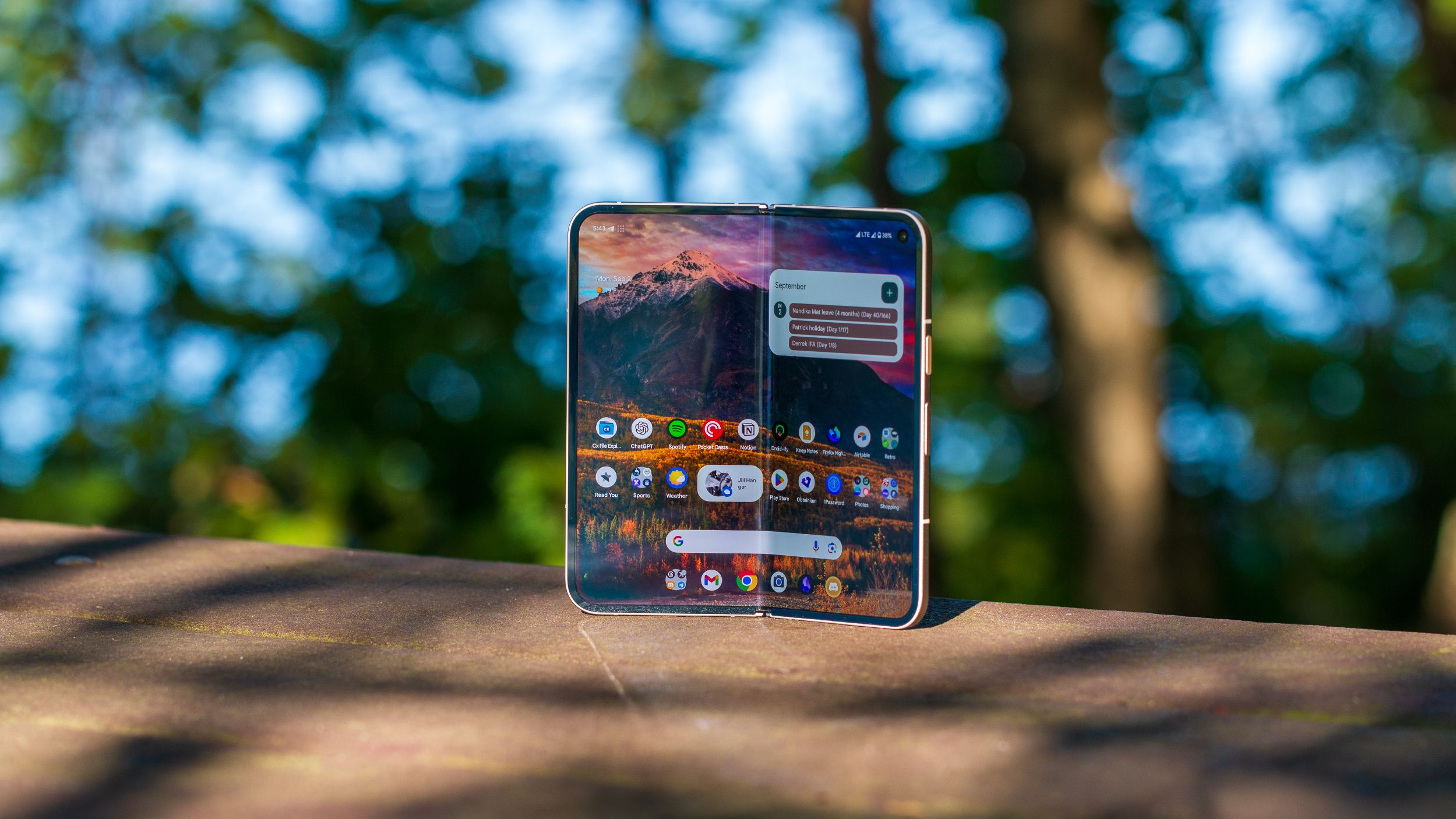 The Google Pixel 9 Pro Fold snaps under pressure in JRE's