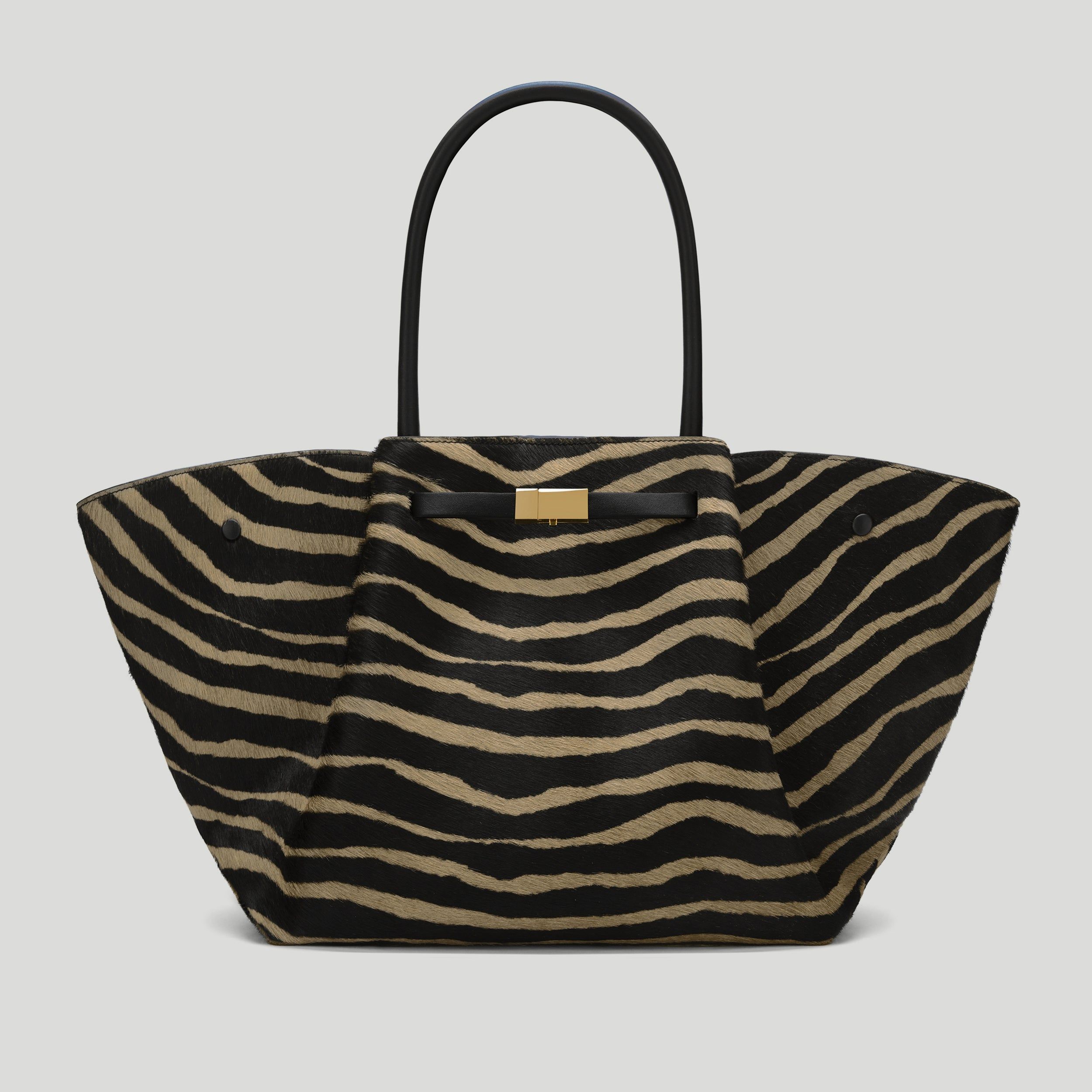 The New York | Zebra-Effect Hair Calf | Demellier
