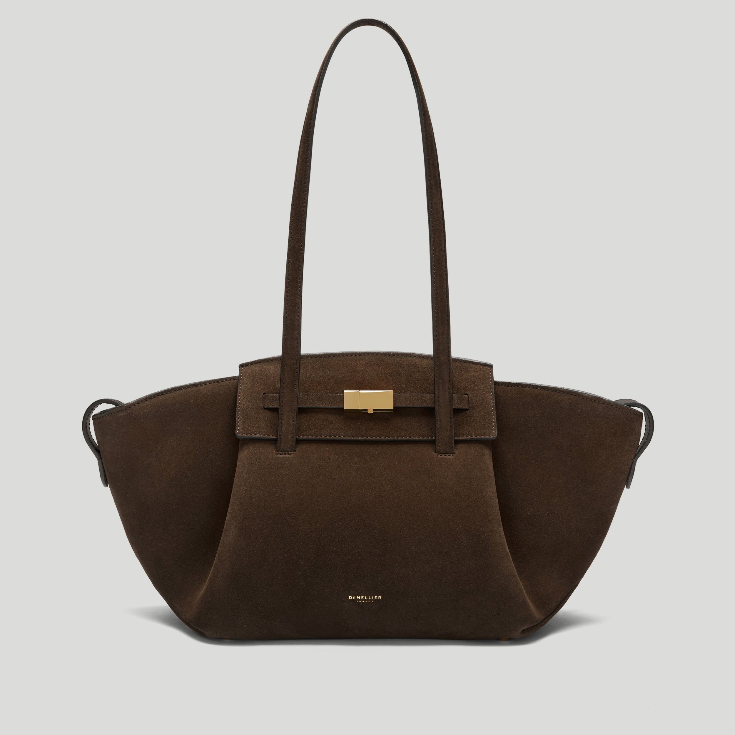 The Midi Brooklyn | Mocha Suede | Demellier