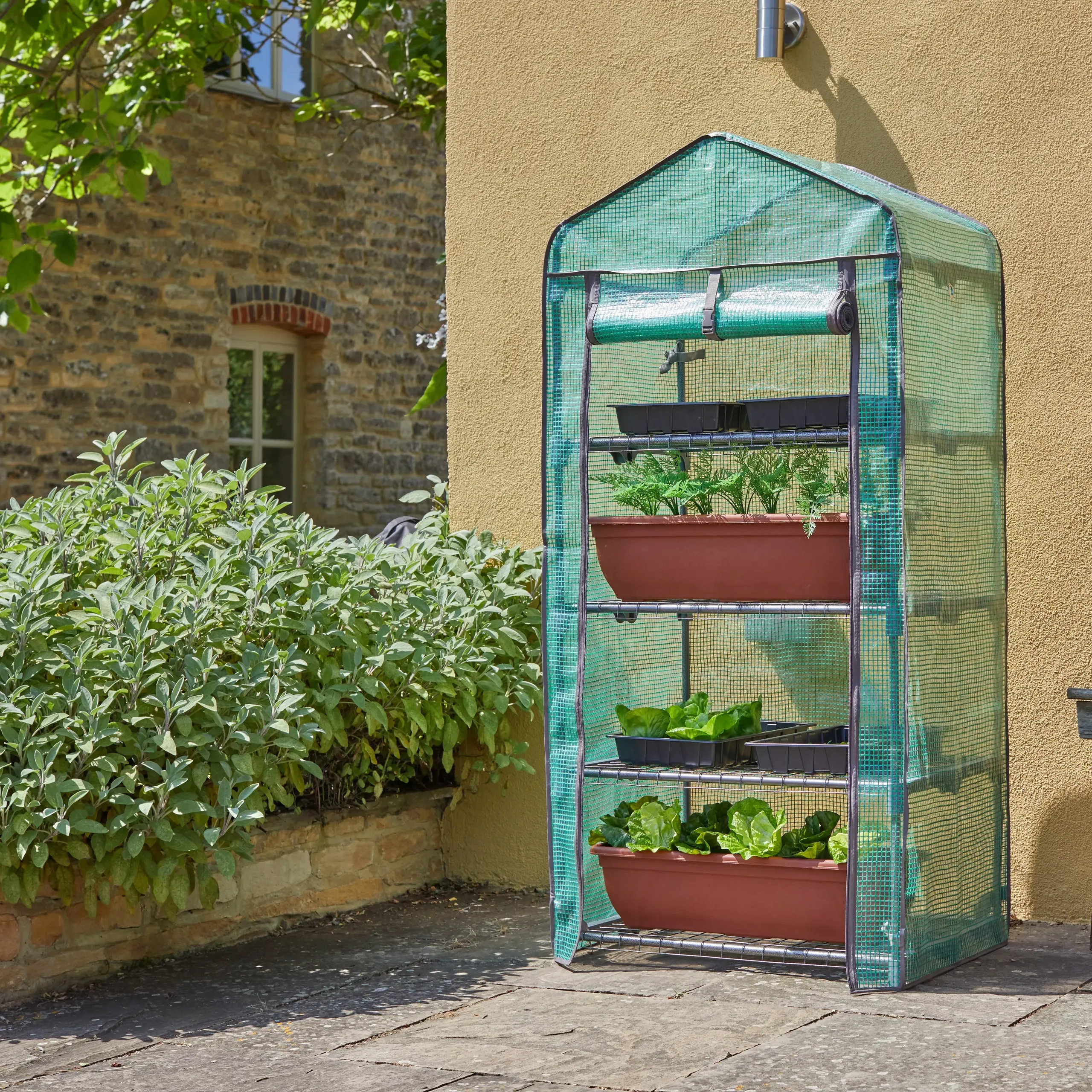 Smart Garden Products 4 Tier Grozone Plastic Growhouse
