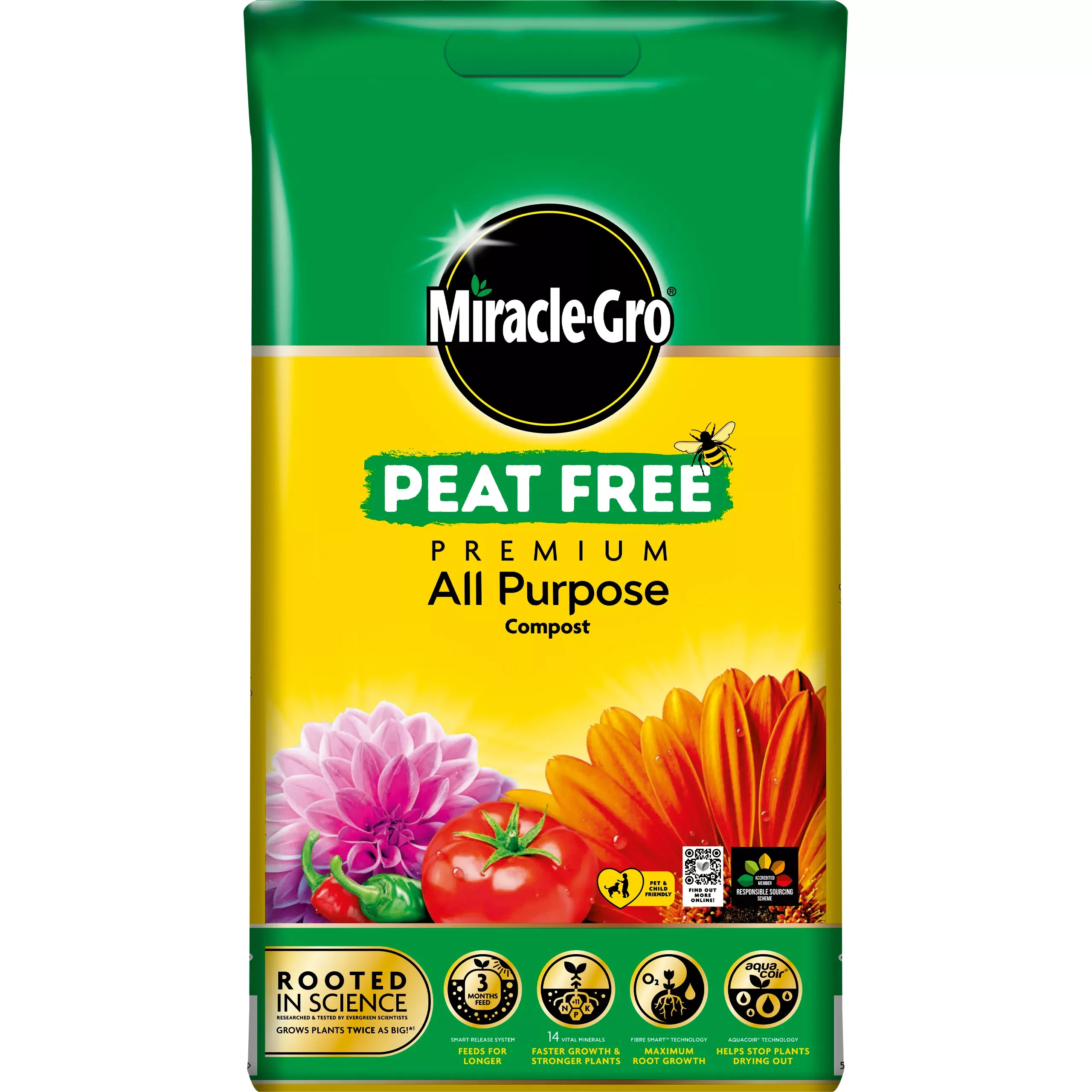 Miracle-Gro Peat-Free Multi-Purpose Compost 10l