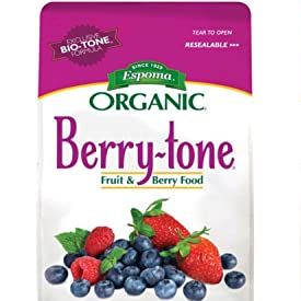 Espoma Organic Berry-Tone 4-3-4 Natural &amp;amp; Organic Fertilizer and Plant Food for All Berries. 4 Lb. Bag. Use for Planting &amp;amp; Feeding to Promote Bountiful Harvest - Pack of 2
