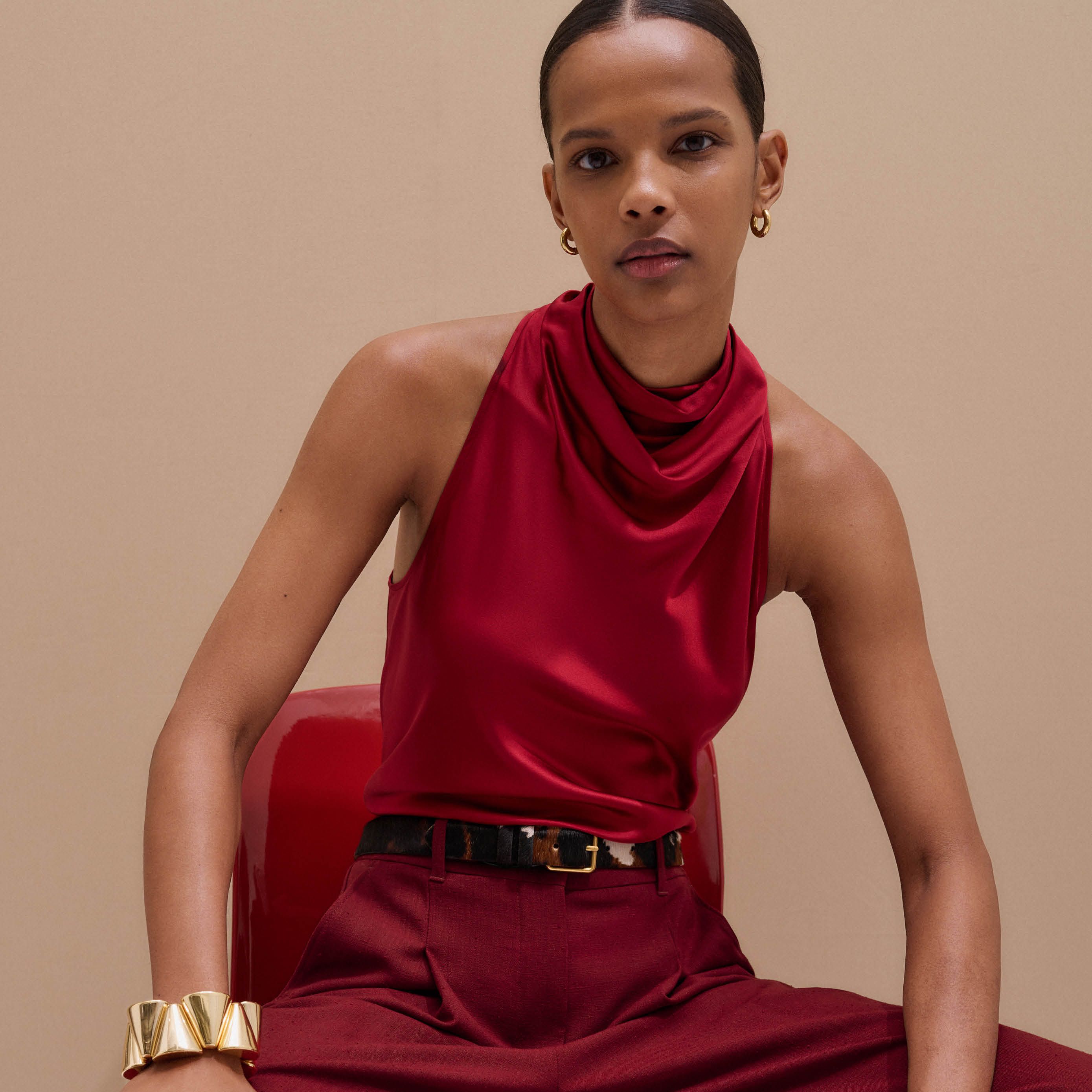 Evening Halterneck Top