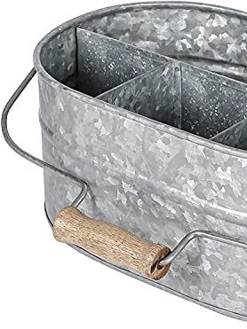Galvanized Farmhouse Storage Bin