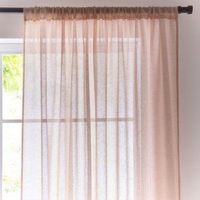 Marley Linen Slot Top Voile Panel