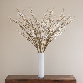 Artificial Peach Blossom Spray