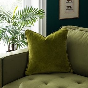 Clara Cotton Velvet Square Cushion