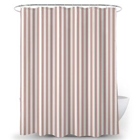 Textured Stripe Shower Curtain