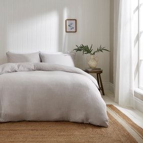 Cotton Muslin Duvet Cover and Pillowcase Set