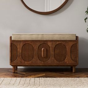 Khari Storage Bench, Mango Wood