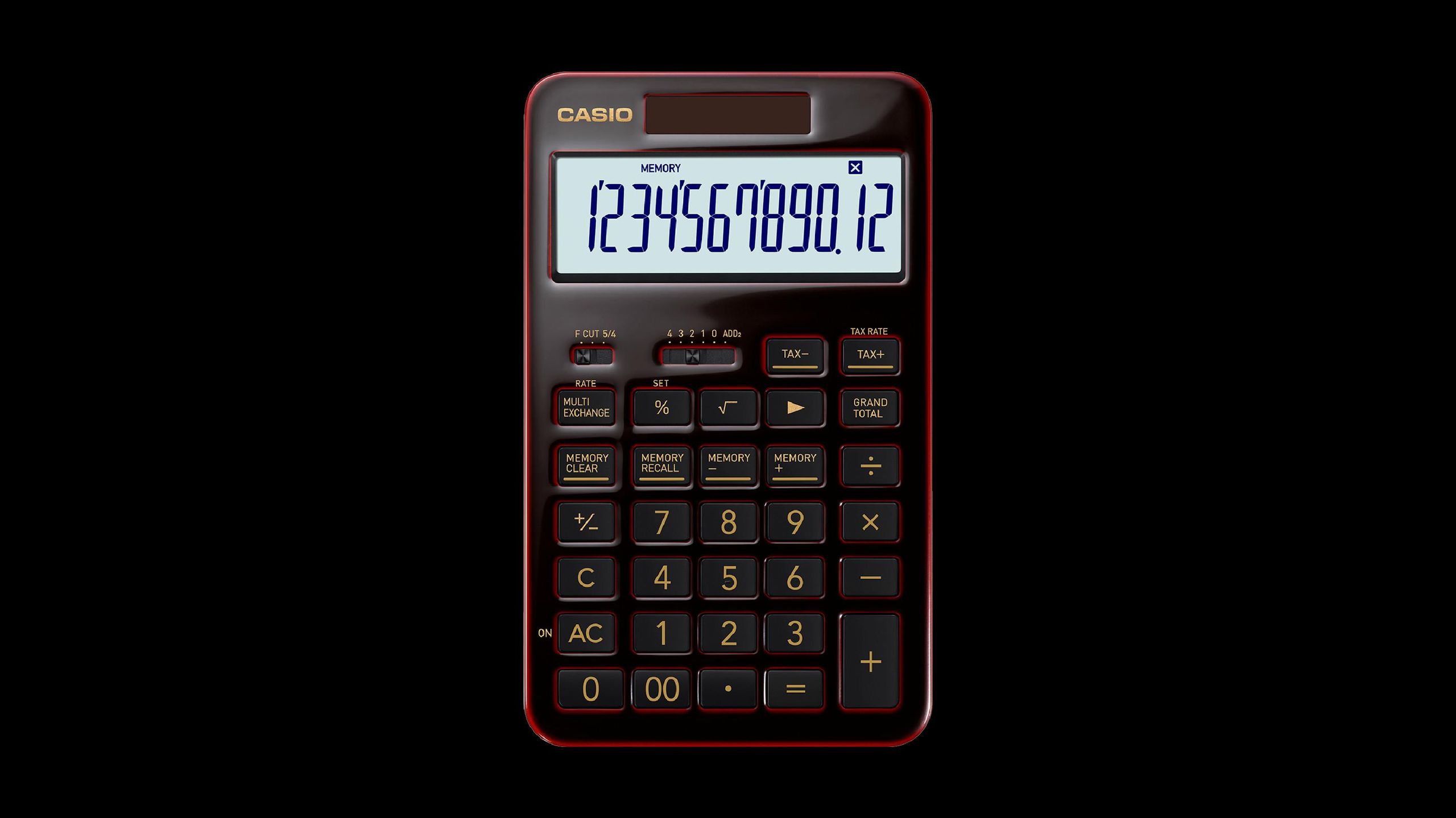 A Casio calculator adds Japanese lacquer work to its appeal
