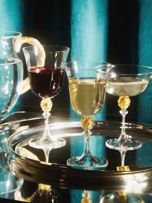 A/81 Hand-Blown Murano White Wine Glass