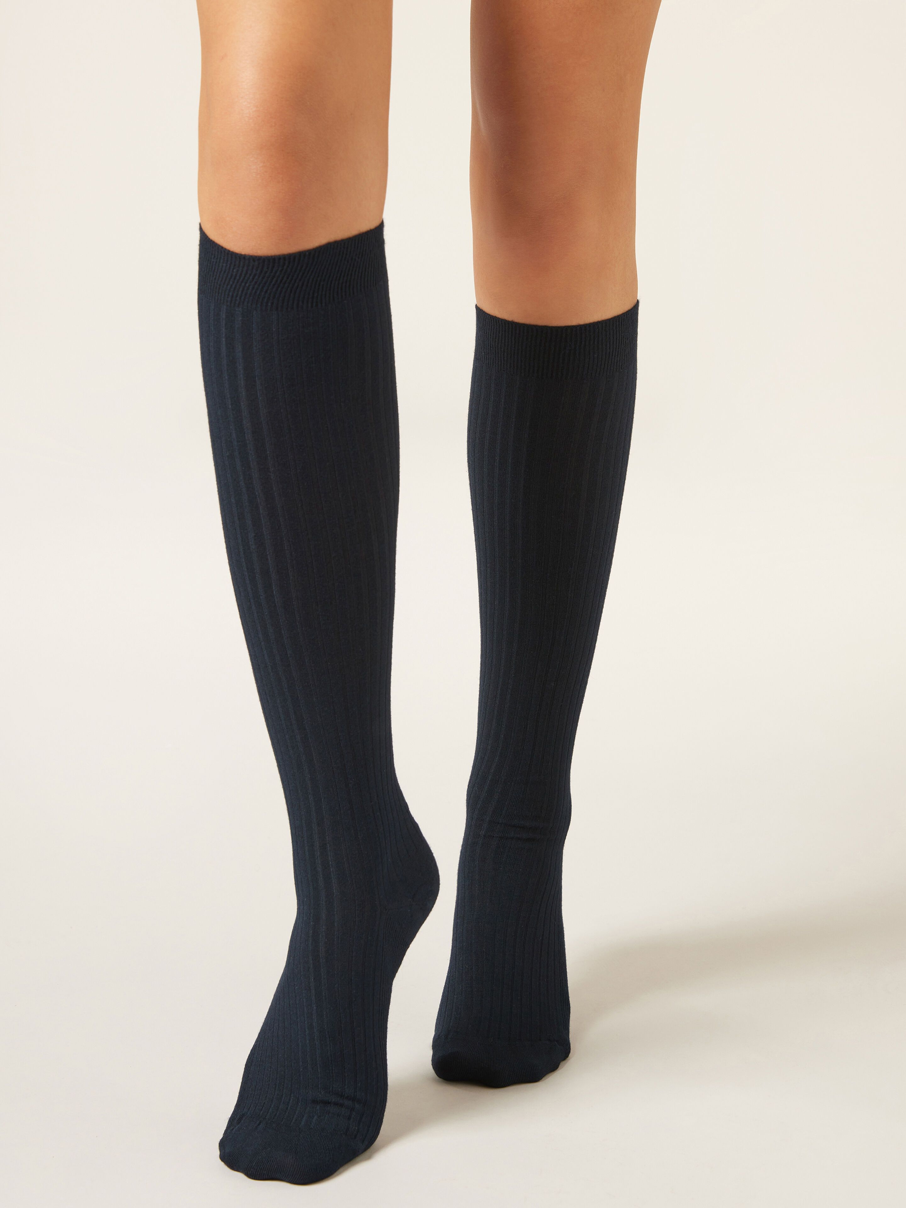 Calzedonia, Long Ribbed Cashmere Socks