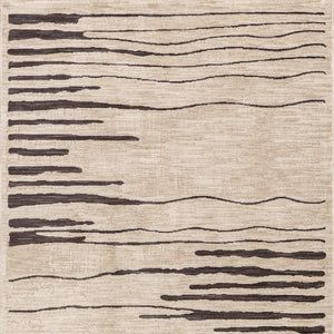 Banke Striped Rug | Beige