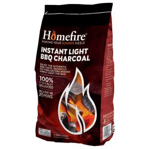 Homefire Instant Light Fsc Lumpwood Charcoal - 2 X 1kg