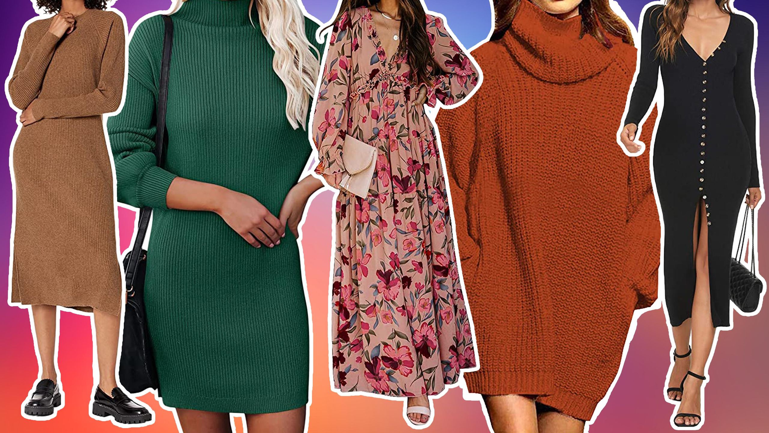 The 21 Best Winter Dresses on Amazon in 2024, According to Reviews | Marie  Claire