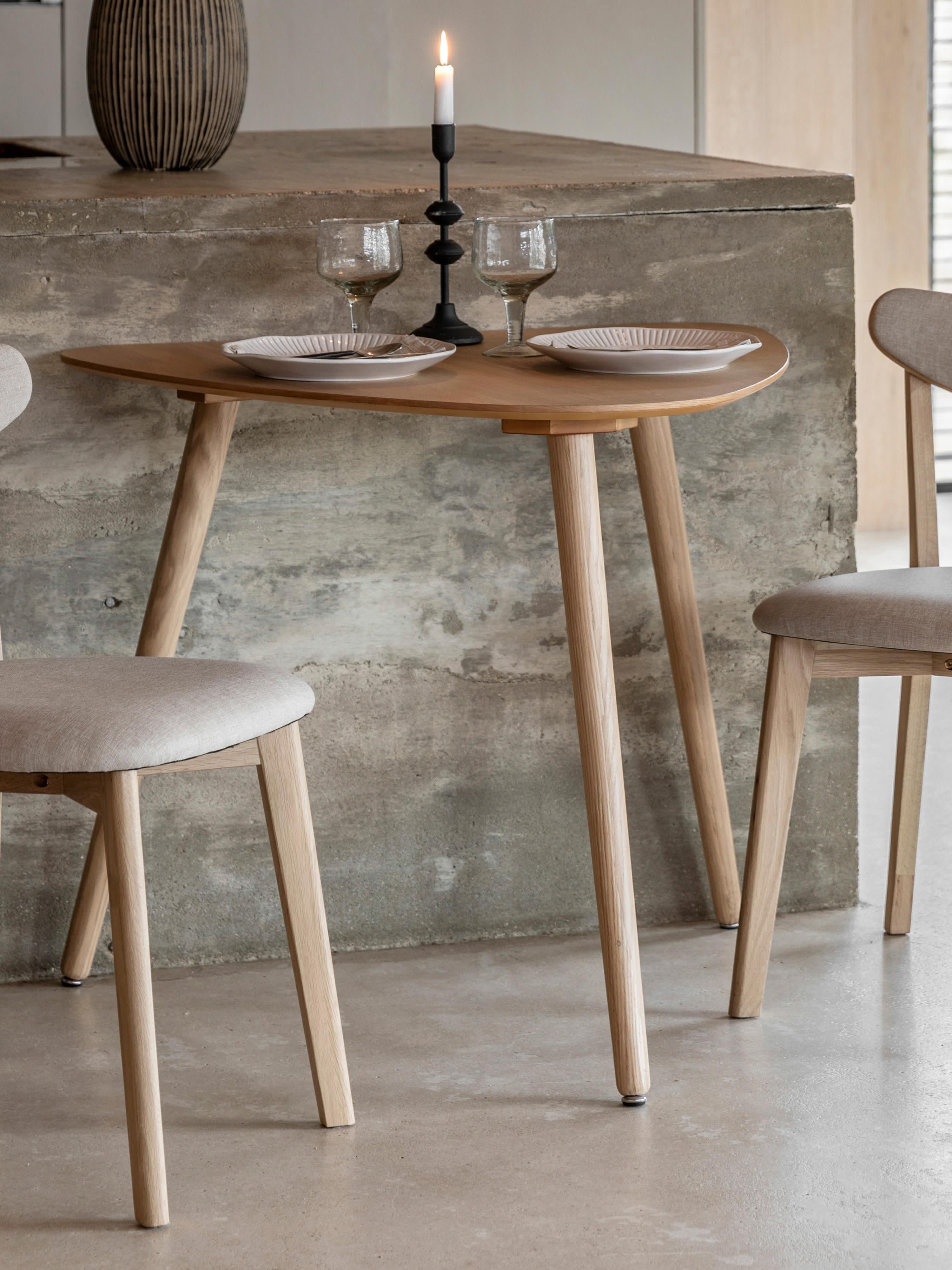 Wooden Dining Table Hatfield, 80 X 90 Cm