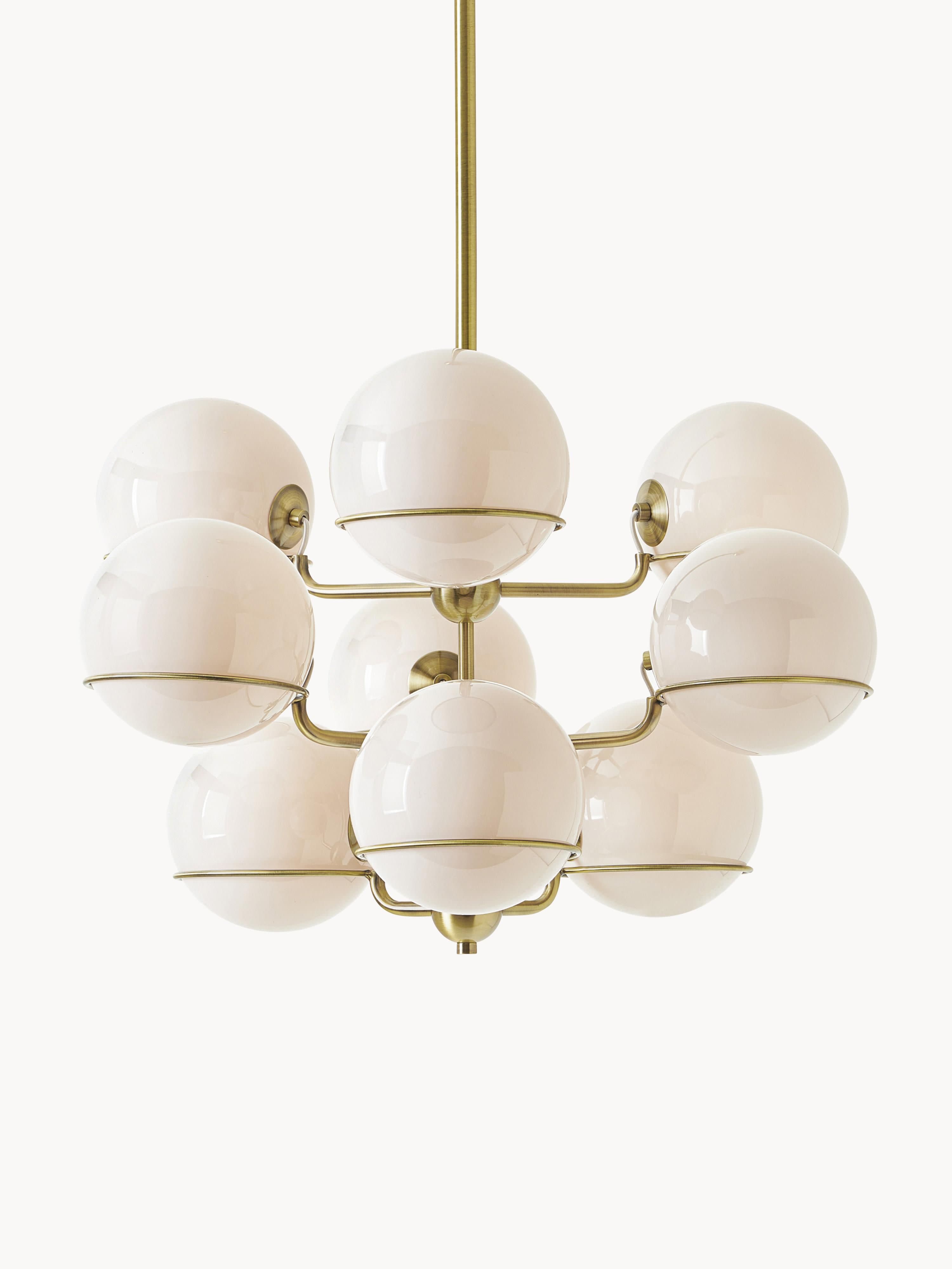 Large Glass Ball Pendant Light Carey