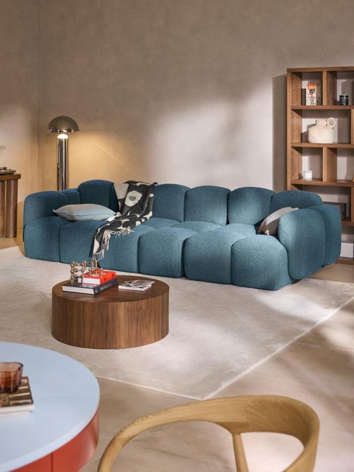 Boucl&eacute; Modular Sofa Tayla