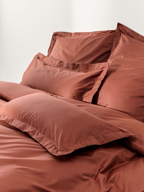 Cotton Sateen Duvet Cover Premium, Terracotta
