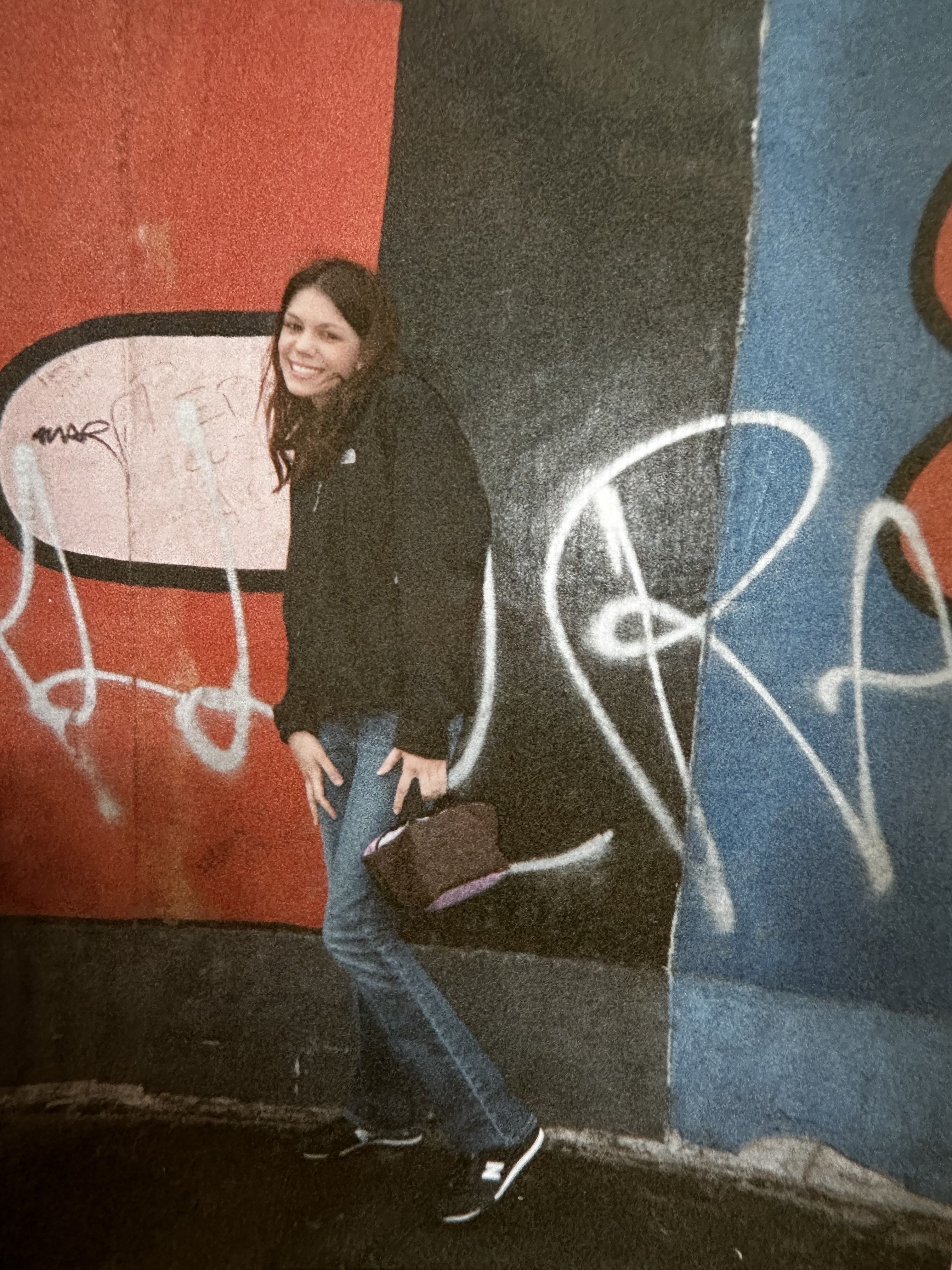 Julia Gall with her high school Herv&amp;eacute; Chapelier bag