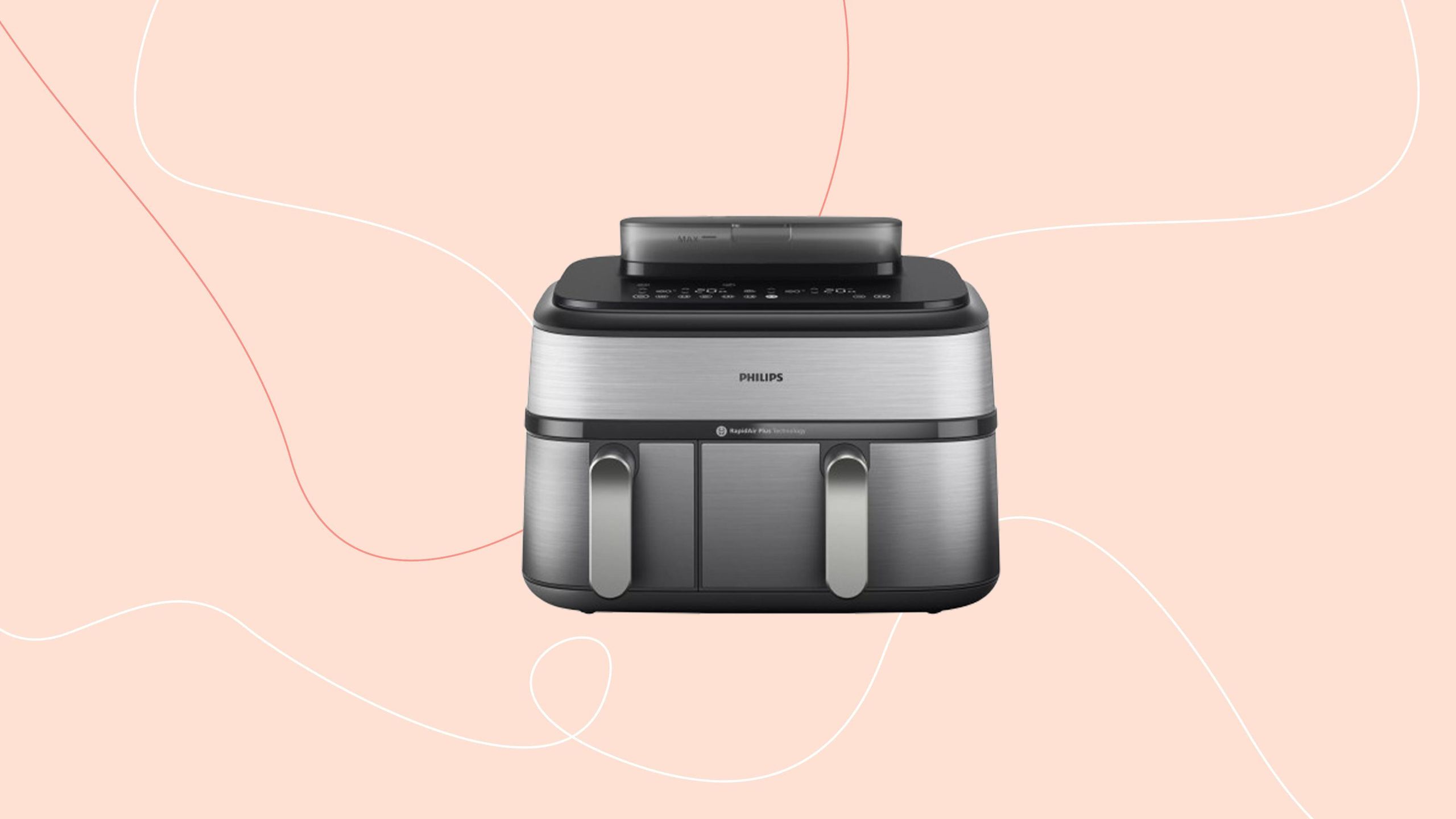 Friteuse sans huile 4.1l 1400w gris philips - série 5000 HD9255/60